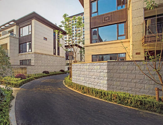 comprar O revestimento de pedra 150x300mm exterior de W.A 0,03 telha o estilo 9.5mm exteriores do arenito fabricação em linha