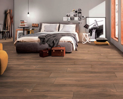 comprar telhas de madeira Brown escuro 0.95cm cerâmicos da porcelana de Mildewproof da largura de 20cm fabricação em linha