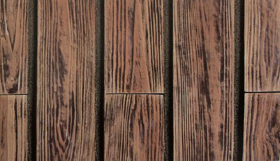 comprar Cimento da grão da madeira da telha da pedra da parede de 500SQM 14mm 0,03 absorções para a cerca fabricação em linha