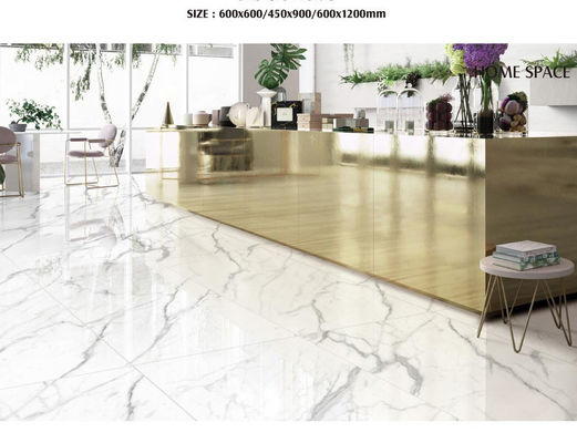 comprar A anti parede do assoalho da porcelana do alcaloide 1cm telha o branco vitrificado impresso Inkjet fabricação em linha