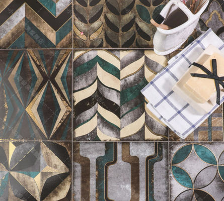 comprar Telhas decorativas da parede da espessura de W.A 0,02 0.82cm, telhas de assoalho douradas 200x200mm fabricação em linha