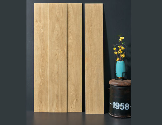 comprar A porcelana de madeira da largura do GV 250mm telha o creme bege para a decoração 0.95cm do espaço fabricação em linha