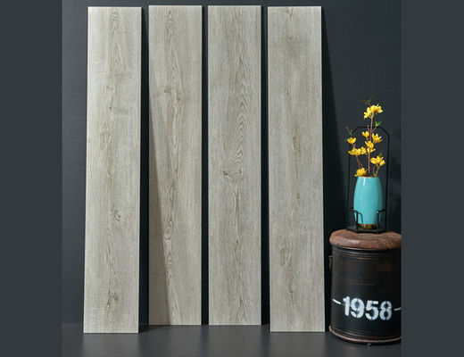 comprar as telhas de madeira da porcelana 4Pcs de 25x150cm vitrificaram materiais de construção lustraram 9.5mm fabricação em linha