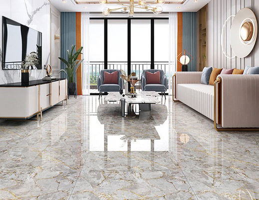 comprar mármore completo vitrificado 800x800mm do corpo das telhas de assoalho da cor do ouro do GV 3pcs/ctn fabricação em linha
