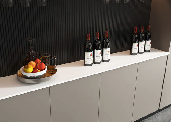 comprar Lajes de Pedra Sinterizada Branca e Preta 800x2600mm para Bancada de Cozinha fabricação em linha