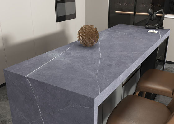 comprar Laje de Pedra Sinterizada Cinza Corpo Inteiro 800x2600mm Grau AAA fabricação em linha