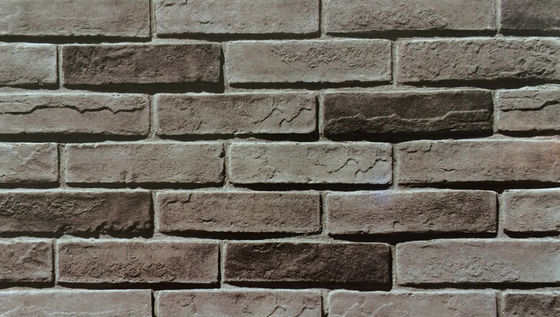 comprar Cimento cinzento cultura artificial painel de parede de pedra 60x200mm fabricação em linha