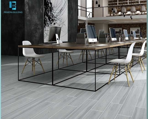 comprar Piso de madeira natural de corpo inteiro 200x1200mm cor cinza fabricação em linha