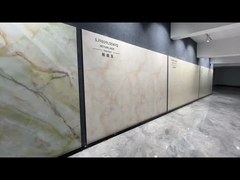 Chapas de vidro polido rosa 900x1800x9mm para design de piso interior e sala de estar