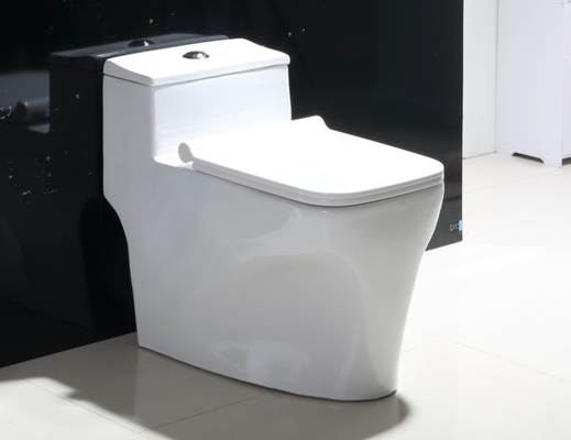 Sanitário Suspenso Sem Aro com Duplo Acionamento em Cerâmica Branco