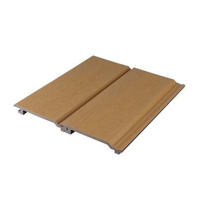 Á prova de umidade 145x20.5mm Painel de revestimento de piso exterior de WPC para parque e placa de parede de superfície plana para villa