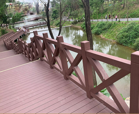 Placa exterior de Panel Protective Railing 2000x1200mm da cerca do GV WPC para a engenharia do jardim