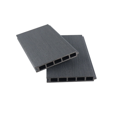 Gray Wood Plastic Composite Panel escuro fora da separação 170x24mm da placa do caramanchão do pátio