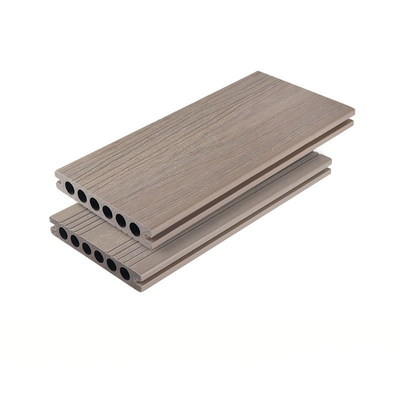Painel de assoalho composto plástico 138x23mm da anti madeira caqui do assoalho do Decking do oídio WPC fora da decoração do pátio