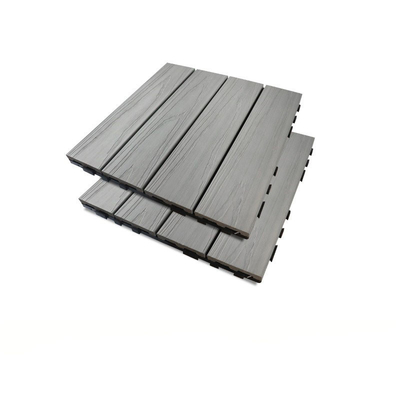 balcão composto plástico de madeira da prancha de Gray Stitched Building Outdoor Board WPC do painel de assoalho de 30x30mm