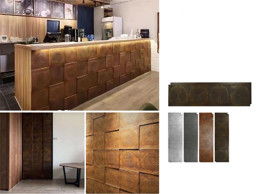 Anel de árvore Madeira Marrom Pedra cultivada tijolo 1160x300x30mm Impermeável Boa vedação