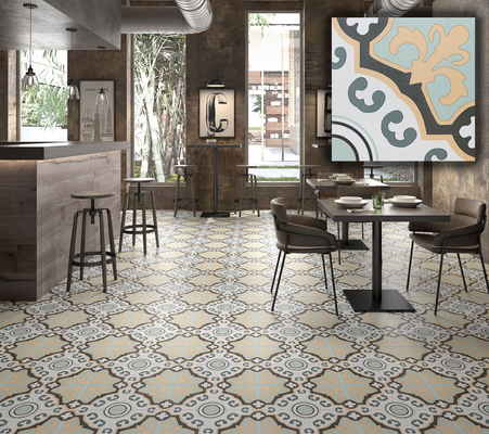 Resistentes ao desgaste azulejos rústicos de cerâmica para sala de estar e durável 250x250mm azulejos de piso interior para sala de jantar