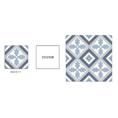 250x250mm resistente ao desgaste azulejos de piso para cozinha e azulejos rústicos de cerâmica duráveis para sala de estar