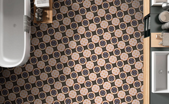 Negro e laranja 250x250mm azulejos de parede para banheiro e cerâmica impressionante azulejos rústicos para sala de estar