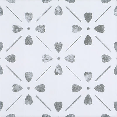 Azulejo rústico cerâmico resistente ao desgaste branco 20x20cm para piso e parede