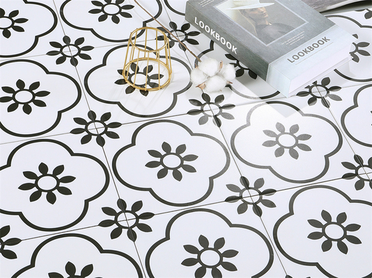 Resistente ao desgaste 200x200mm Grau AAA piso e parede interior Floret cerâmica azulejo rústico para banheiro e sala de estar