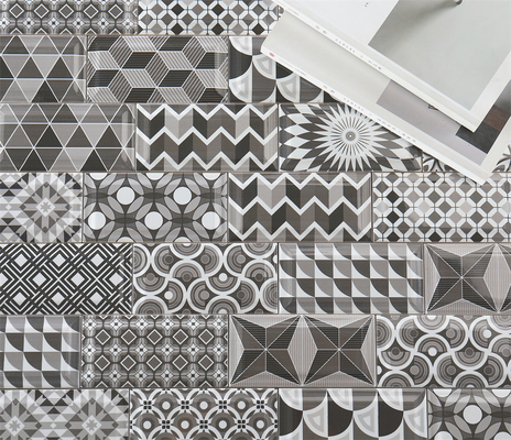 Grão 75x152mm ISO 9001 azulejos de pan para parede interior para cozinha e banheiro