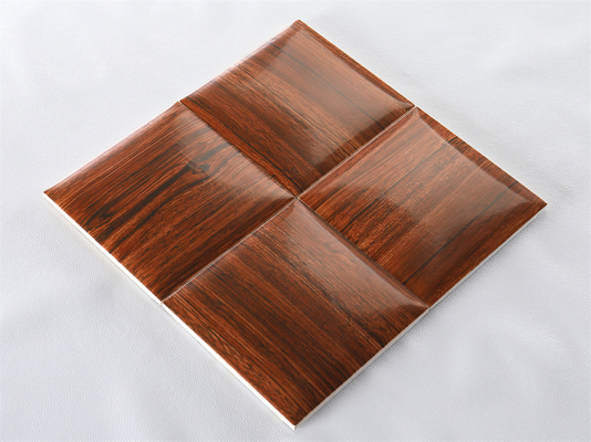 Castanho escuro 152x152mm Quadrado interior sala de cerâmica de parede azulejos de pão para banheiro e escritório