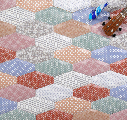 Azulejos de parede para pão biselados de 10x20cm, Grau AAA, para uso interno
