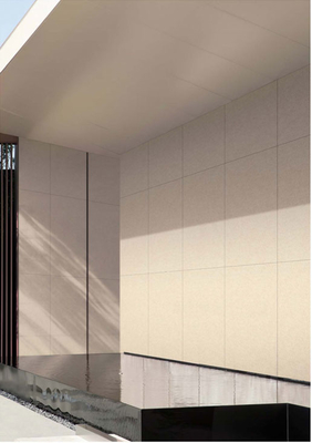 Pedra calcária resistente ao desgaste Beige Matte 60x120cm Parede de cortina exterior Chapas de porcelana para pátio
