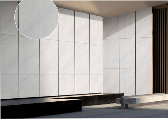 Linha 3D Branca Matte Antiga Parede de Cortina Exterior Telhas de Porcelana 600x1200cm Para Shopping Mall E Edifício