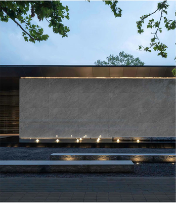 Resistente 60x120cm cinza Matte Cortina Exterior Parede de fundo porcelana para edifícios e terraços