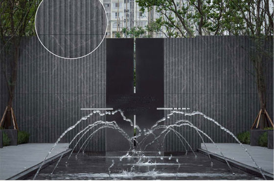 Azulejo de pedra exterior 3D Arco Antigo Cinza Escuro Fosco 600x1200mm