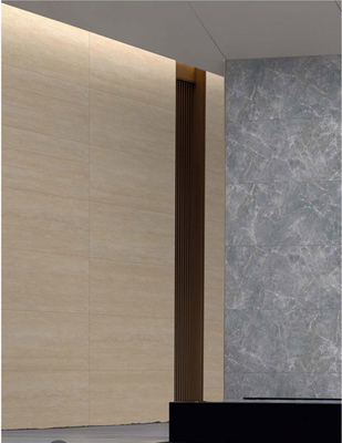 Travertino amarelo claro acabamento 60x120cm fora Matt Antigo telha de parede de cortina para edifícios
