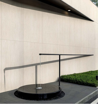 Travertino Beige 600x1200mm Antigo Mat Finish Parede de Cortina Externa Telha de Porcelana Para Parque E Praça