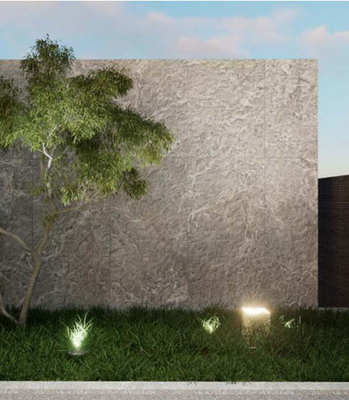 Antibacterial Luz cinza Natural Pedra de Mármore Superfície de Parede de Cortina Exterior Telha Para Projeto 600x1200mm