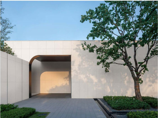 Cimento Beige Matte Antique Superfície 120x60cm Parede de cortina exterior telha para Shopping Mall