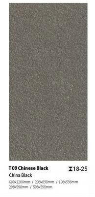 Chapa de azulejo cinza ecológico 300x600mm para pavimentação de pisos exteriores