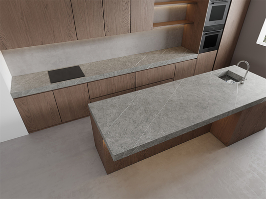 Grão 1420x2700mm Matte Polished Sintered Stone Slab Para Hotel