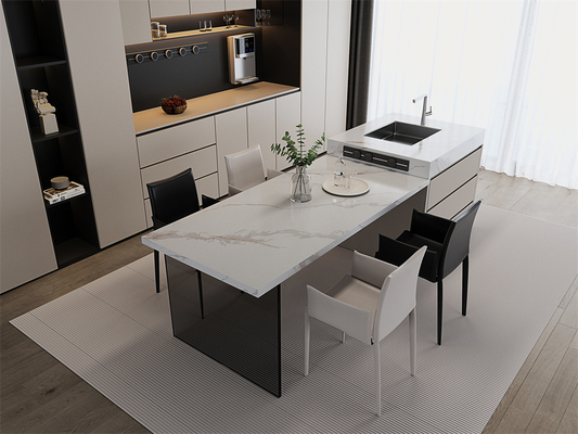 Matt Modern Indoor Floor Carrara Chapas de pedra sinterizadas para casa 1420x2700mm
