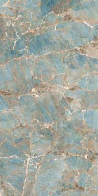 Amazon Verde 160x320cm Parede interior polida porcelana laje de pedra sinterizada e lajes de mármore para decoração