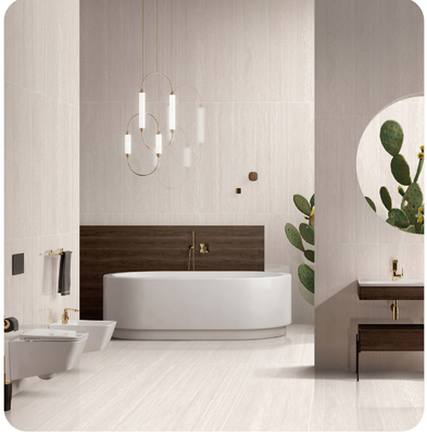 Chapas de chão de tijolo de fogo e texturizadas 60x120cm Baby Face Chapas de porcelana vidradas para sala de estar