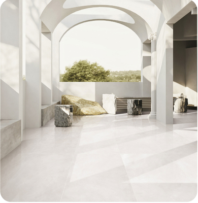 Piso interno à prova de umidade de 60x120cm de cor bege cara de bebé azulejos de porcelana vidrados para quarto e varanda