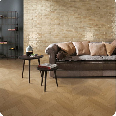 Chapa de Herringbone Marrom 60x120cm azulejos ecológicos e dentro do chão madeira como azulejos de porcelana para cozinha