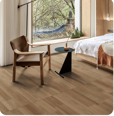 Telhas à prova d'água e antiderrapante parede exterior madeira olhar porcelana telha 600x1200mm para apartamento