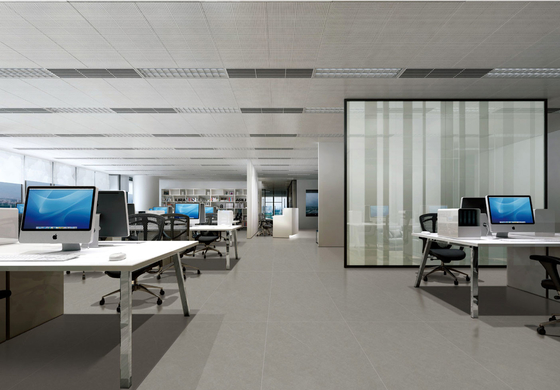 Grade AAA cinza 600x1200mm azulejos de porcelana vidrada para pisos interiores