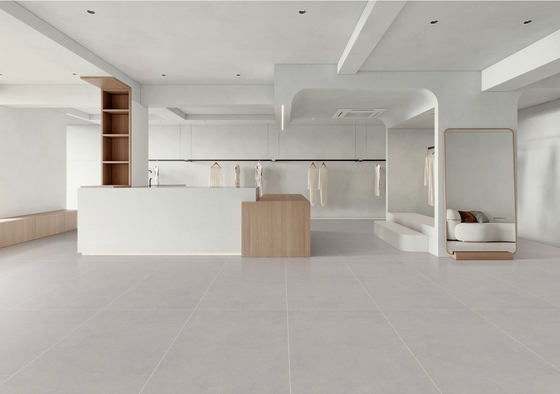 Grãos claros 600x1200mm Matte porcelana vidrada macia e azulejos de piso interior para quarto