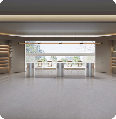 Matt W.A 0,5% cinza 750x1500mm piso interior antibacteriano cara de bebê porcelana para design e casa