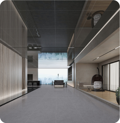 Grãos profundos 600x1200mm azulejos antibacterianos e fora do chão azulejos de porcelana de vidro suave antigos para escritório e projeto