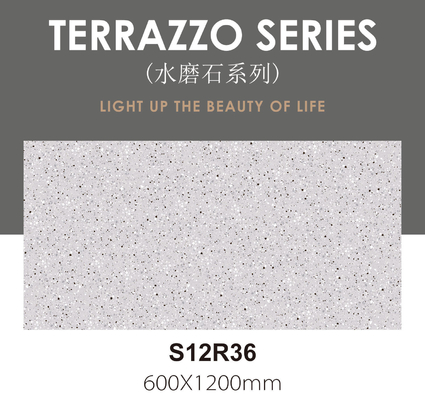 Azulejos de porcelana terrazzo resistentes a ácidos 600x1200mm