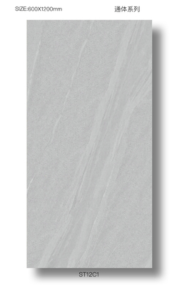Pavimento exterior Duravel 60x120cm Corpo inteiro Porcelana Decoração Chapas Para Terraço Chapas Amigas do Meio Ambiente Cinza